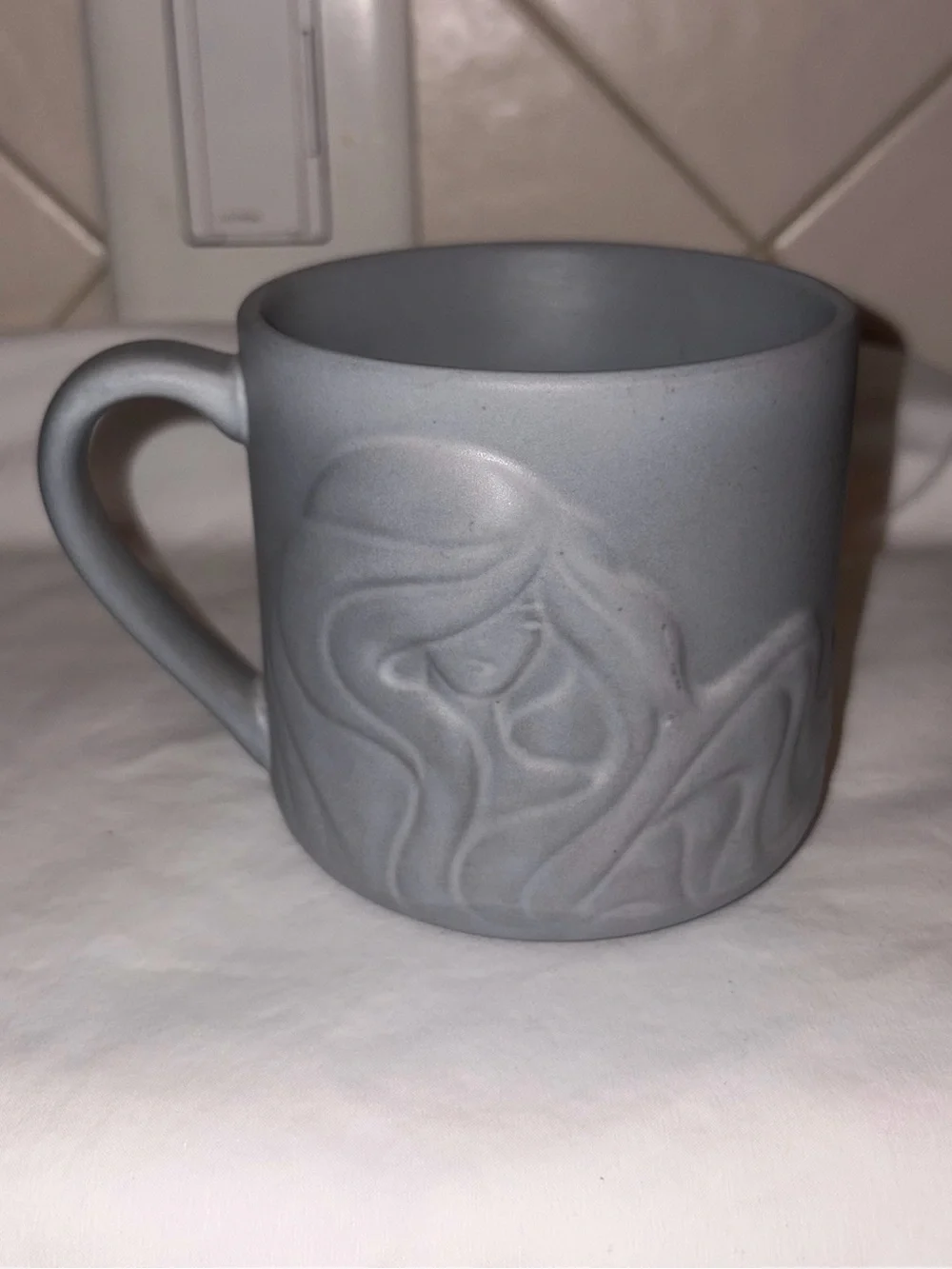 HTF Like new Starbucks 2016 gray mermaid 12fl/oz. Mug